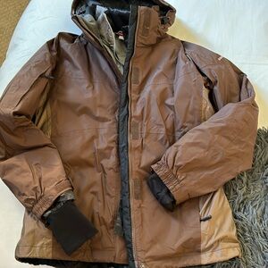 Ski jacket, Columbia, size medium, brown women